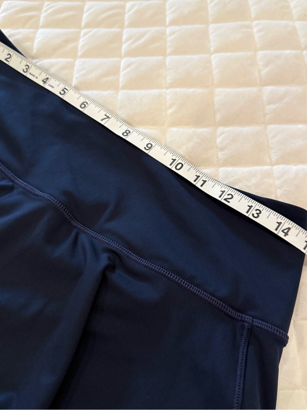 Athleta Navy Blue Athletic Skort Skirt Built In Shorts Size Medium - Picture 6 of 11